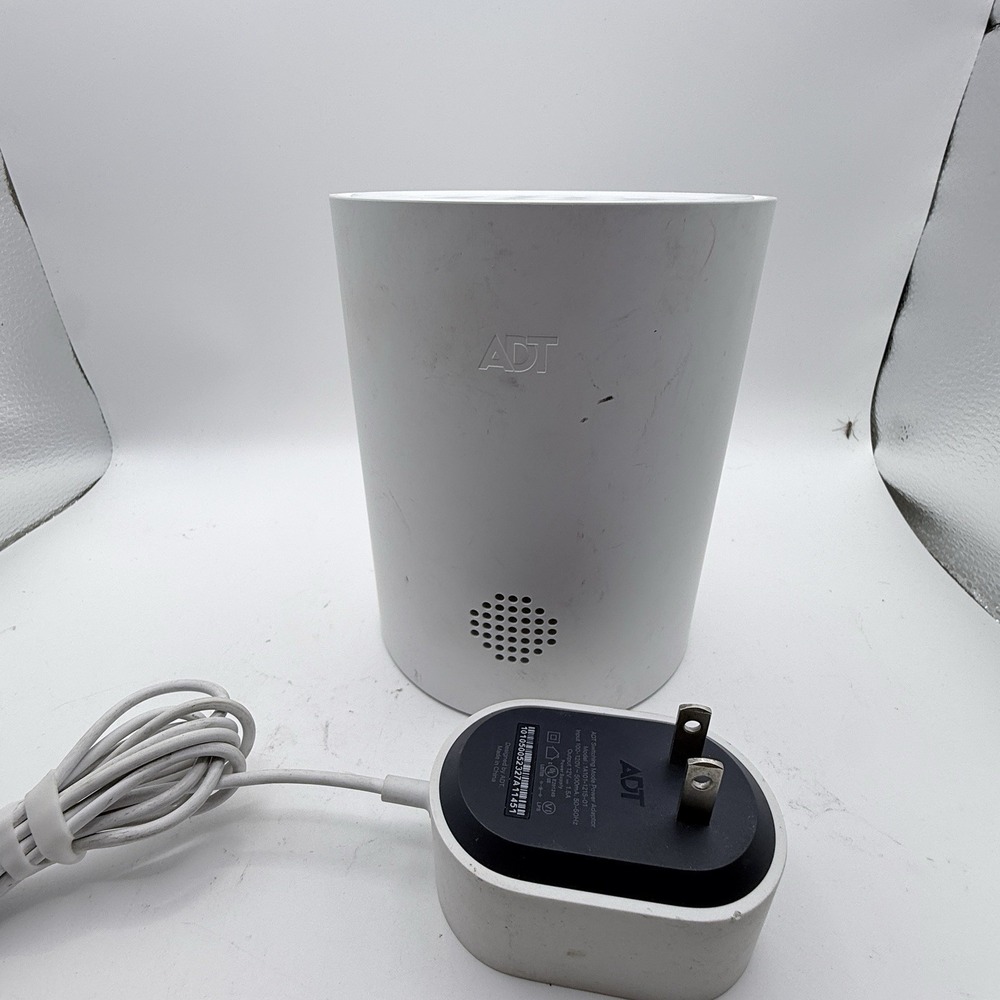 ADT Base White Model S501R0-01 w/ Power Cable